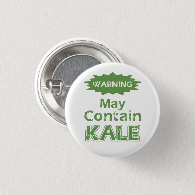 Badge Rond 2,50 Cm Bouton Kale amusant (Devant & derrière)