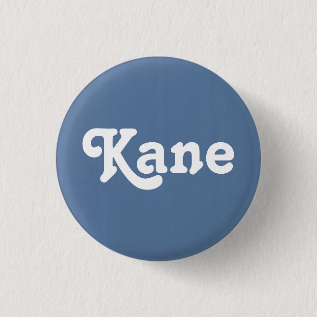 Badge Rond 2,50 Cm Bouton Kane (Devant)