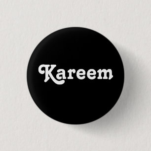 Badge Rond 2,50 Cm Bouton Kareem