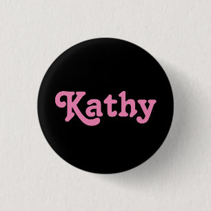 Badge Rond 2,50 Cm Bouton Kathy