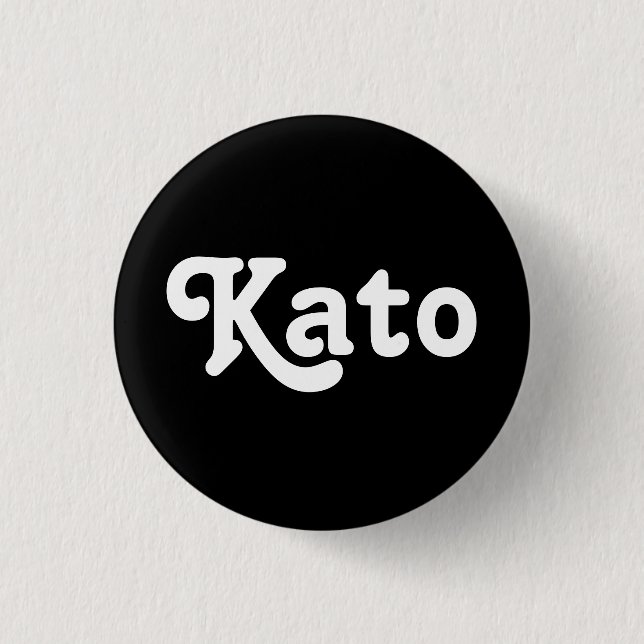 Badge Rond 2,50 Cm Bouton Kato (Devant)