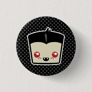 Badge Rond 2,50 Cm Bouton Kawaii Dracula