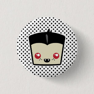 Badge Rond 2,50 Cm Bouton Kawaii Dracula
