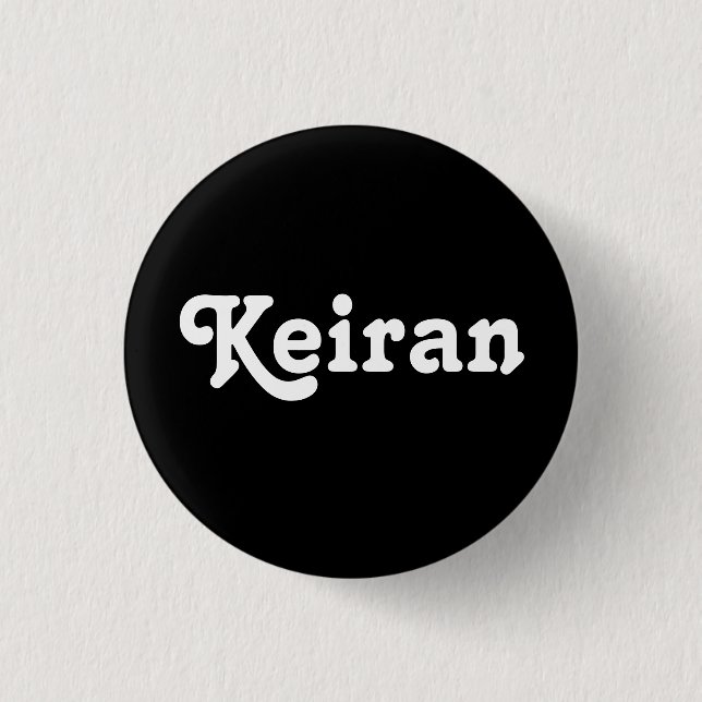 Badge Rond 2,50 Cm Bouton Keiran (Devant)