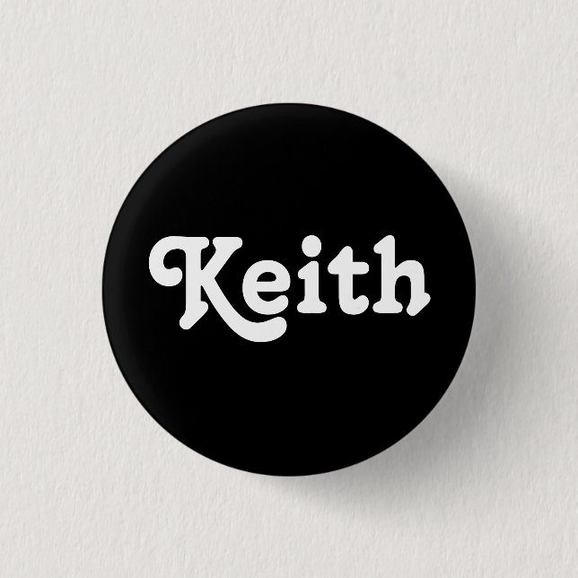 Badge Rond 2,50 Cm Bouton Keith (Devant)