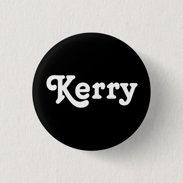 Badge Rond 2,50 Cm Bouton Kerry (Devant)