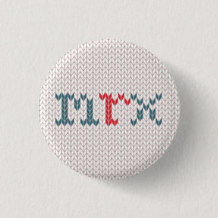 Badge Rond 2,50 Cm Bouton laid de mrx de chandail de Noël