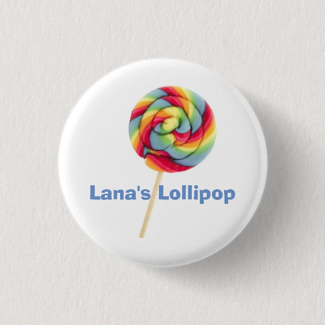 Badge Rond 2,50 Cm Bouton Lana's Lollipop 1 (Devant)