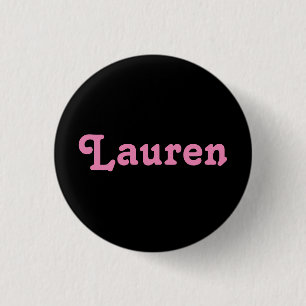 Badge Rond 2,50 Cm Bouton Lauren