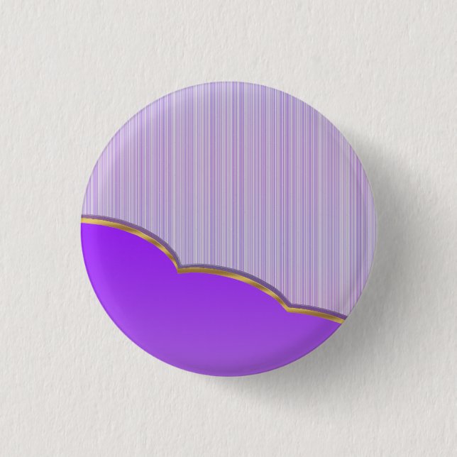 Badge Rond 2,50 Cm Bouton Lavender (Devant)