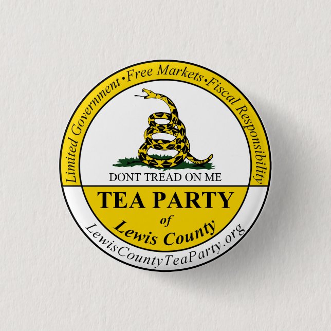 Badge Rond 2,50 Cm Bouton LCTP (Devant)