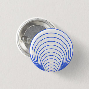 Badge Rond 2,50 Cm Bouton Lignes Radieuses Bleu Royal – Personnalisab
