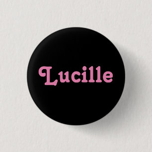 Badge Rond 2,50 Cm Bouton Lucille