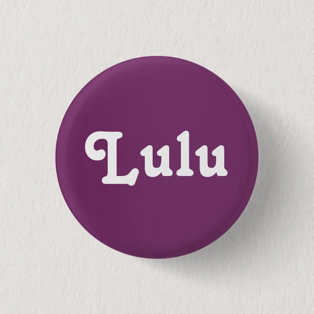 Badge Rond 2,50 Cm Bouton Lulu (Devant)