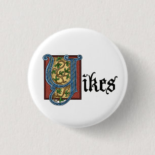 Badge Rond 2,50 Cm Bouton lumineux de Yikes
