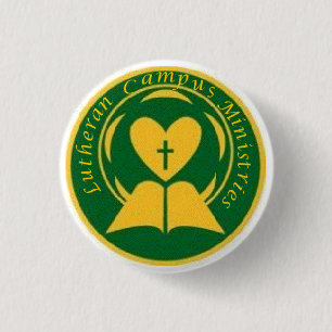 Badge Rond 2,50 Cm Bouton luthérien de ministères de campus