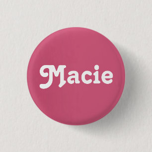 Badge Rond 2,50 Cm Bouton Macie