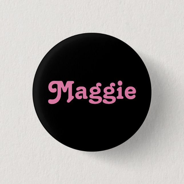 Badge Rond 2,50 Cm Bouton Maggie (Devant)