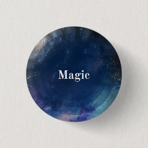 Badge Rond 2,50 Cm Bouton magique