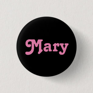 Badge Rond 2,50 Cm Bouton Mary