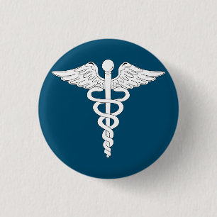Badge Rond 2,50 Cm Bouton médical agréable