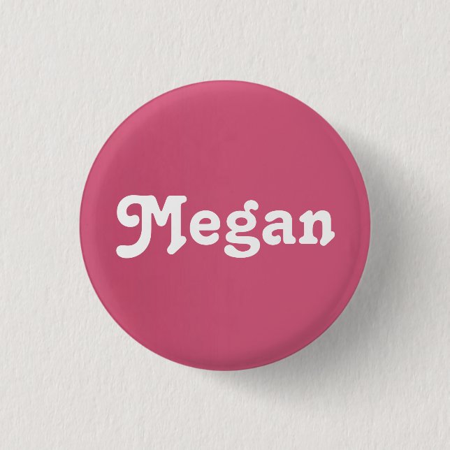 Badge Rond 2,50 Cm Bouton Megan (Devant)