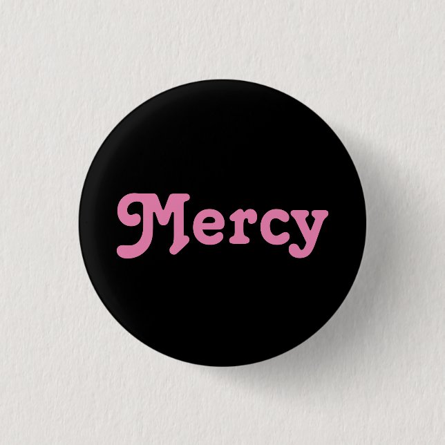 Badge Rond 2,50 Cm Bouton Mercy (Devant)