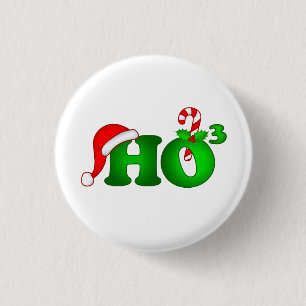 Badge Rond 2,50 Cm Bouton Merry Christmas Round