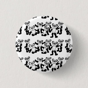 Badge Rond 2,50 Cm bouton mignon de panda