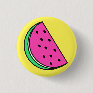 Badge Rond 2,50 Cm Bouton mignon de Pin d'insigne de melon