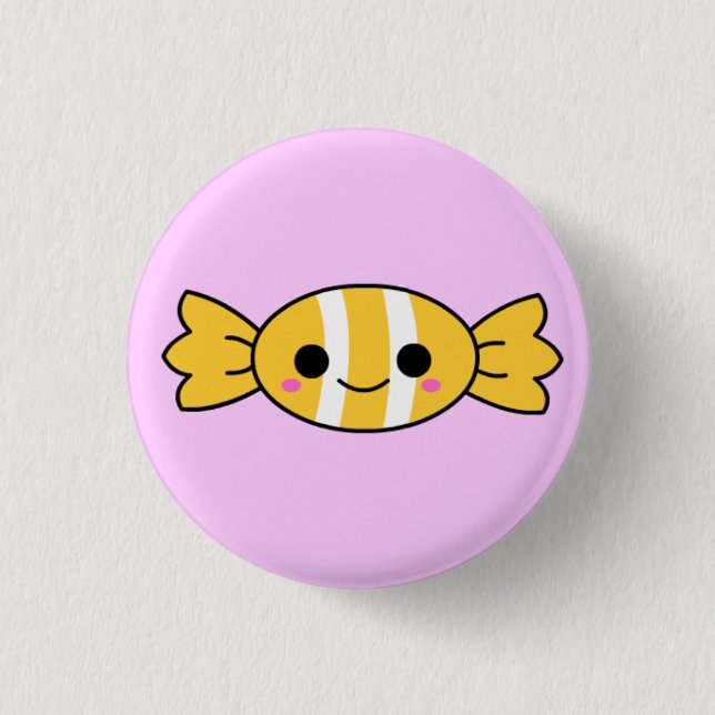 Badge Rond 2,50 Cm bouton mignon de sucette (Devant)
