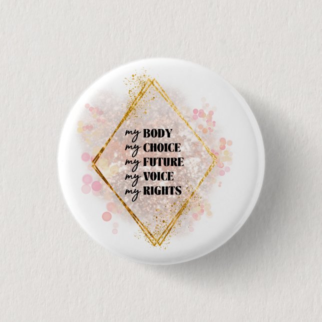 Badge Rond 2,50 Cm Bouton MINE (Devant)