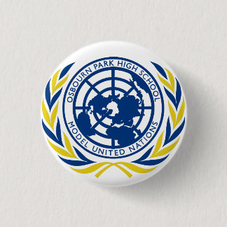 Badge Rond 2,50 Cm Bouton modèle de l'ONU d'OPHS