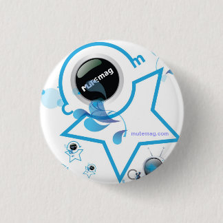 Badge Rond 2,50 Cm Bouton muet