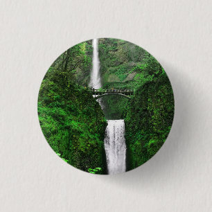 Badge Rond 2,50 Cm Bouton Multnomah Falls #1