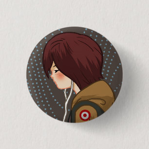 Badge Rond 2,50 Cm Bouton Musique Lover (Garçon)
