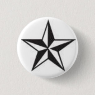 Badge Rond 2,50 Cm Bouton nautique d'étoile