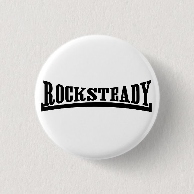 Badge Rond 2,50 Cm Bouton noir Rockstable (Devant)