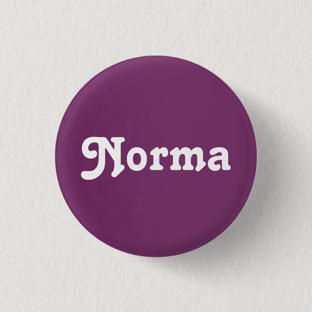 Badge Rond 2,50 Cm Bouton Norma (Devant)