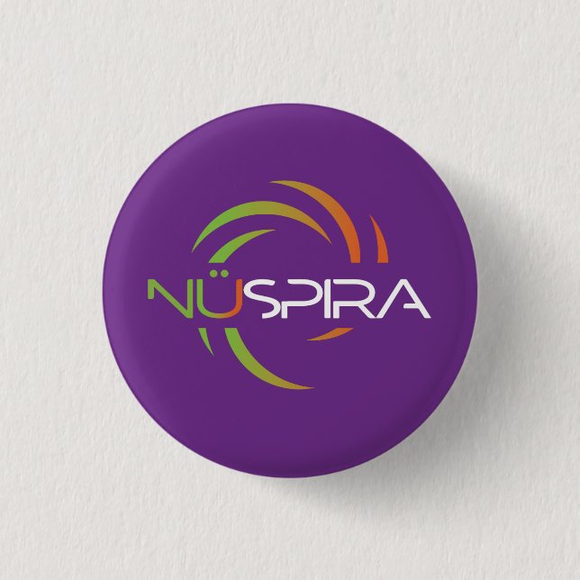Badge Rond 2,50 Cm Bouton NuSpira (Devant)