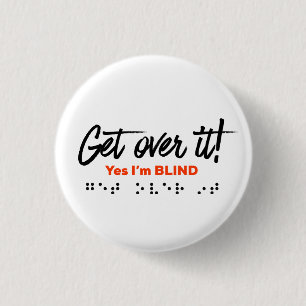 Badge Rond 2,50 Cm Bouton - obtenez au-dessus de lui ! Oui je suis