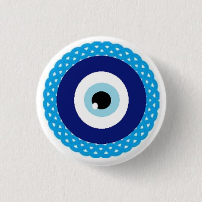 Badge Rond 2,50 Cm Bouton-oeil maléfique (Devant)