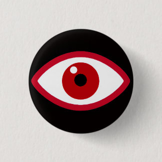 Badge Rond 2,50 Cm Bouton Oeil vous voir BRW
