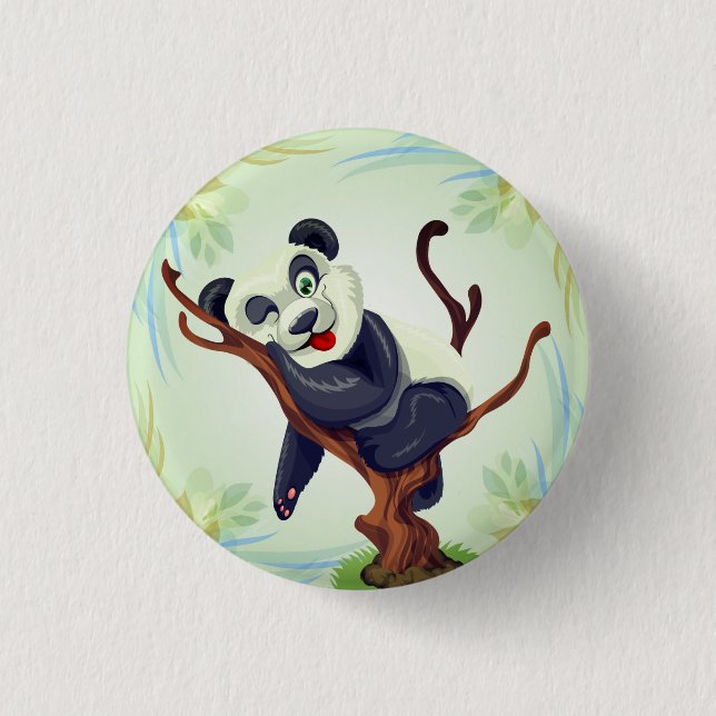 Badge Rond 2,50 Cm Bouton Ours mou (Devant)