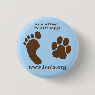 Badge Rond 2,50 Cm Bouton ovale en métal de LOOLAorg