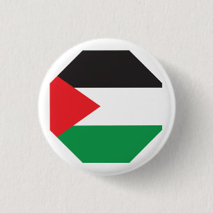 Badge Rond 2,50 Cm Bouton Palestine, Drapeau Patriotique Palestinien
