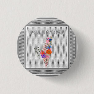 Badge Rond 2,50 Cm Bouton Palestine libre Élégant pin palestine