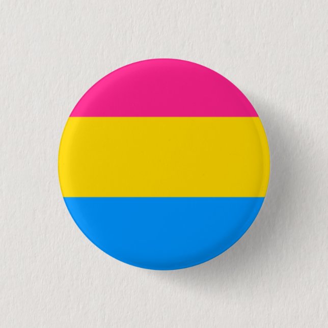 Badge Rond 2,50 Cm Bouton Pansexuel (Devant)