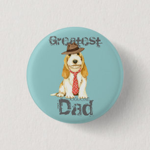 Badge Rond 2,50 Cm Bouton papa GBGV