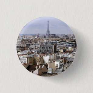 Badge Rond 2,50 Cm Bouton Paris